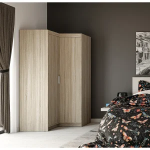 AX LIVING Hoekkast Storicos eiken Sonoma 98x190x98 cm
