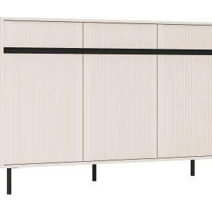 AX LIVING Dressoir BODRUM 3 deuren 3 lades 149 cm zandbeige