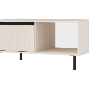 AX LIVING Salontafel BODRUM 2 lades 100 cm zandbeige AX LIVING Salontafel BODRUM 2 lades 100 cm zandbeige