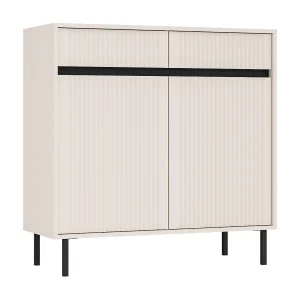 AX LIVING Dressoir BODRUM 2 deuren 2 lades 100 cm zandbeige