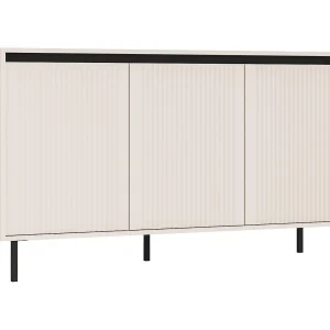 AX LIVING Dressoir BODRUM 3 deuren 149 cm zandbeige