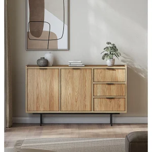 AX LIVING Nordiva Dressoir 150 cm met lade Hikora Natur hout