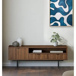 AX LIVING Nordiva TV-meubel 150 cm Warmia Walnut hout modern AX LIVING Nordiva TV-meubel 150 cm Warmia Walnut hout modern