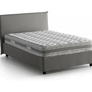 Talamo Italia Bed Anderhalf Persoon Asmara Grijs Met Matras, Afneembare Hoes, Opbergvak Gemaakt in Italië Talamo Italia Bed Anderhalf Persoon Asmara Grijs Met Matras, Afneembare Hoes, Opbergvak Gemaakt in Italië