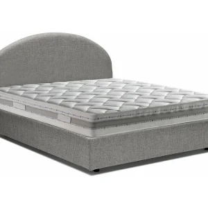 Talamo Italia Tweepersoonsbed Aurora Grijs Inclusief Matras, Afneembaar, Met Opbergruimte Made in Italy Talamo Italia Tweepersoonsbed Aurora Grijs Inclusief Matras, Afneembaar, Met Opbergruimte Made in Italy
