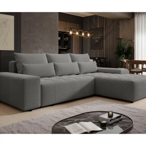 AX LIVING Hoekbank Alvorada 280 cm grijs met slaapfunctie AX LIVING Hoekbank Alvorada 280 cm grijs met slaapfunctie