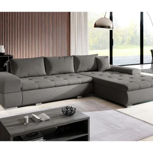 AX LIVING Hoekbank Sivaso bruin 310 cm met slaapfunctie AX LIVING Hoekbank Sivaso bruin 310 cm met slaapfunctie