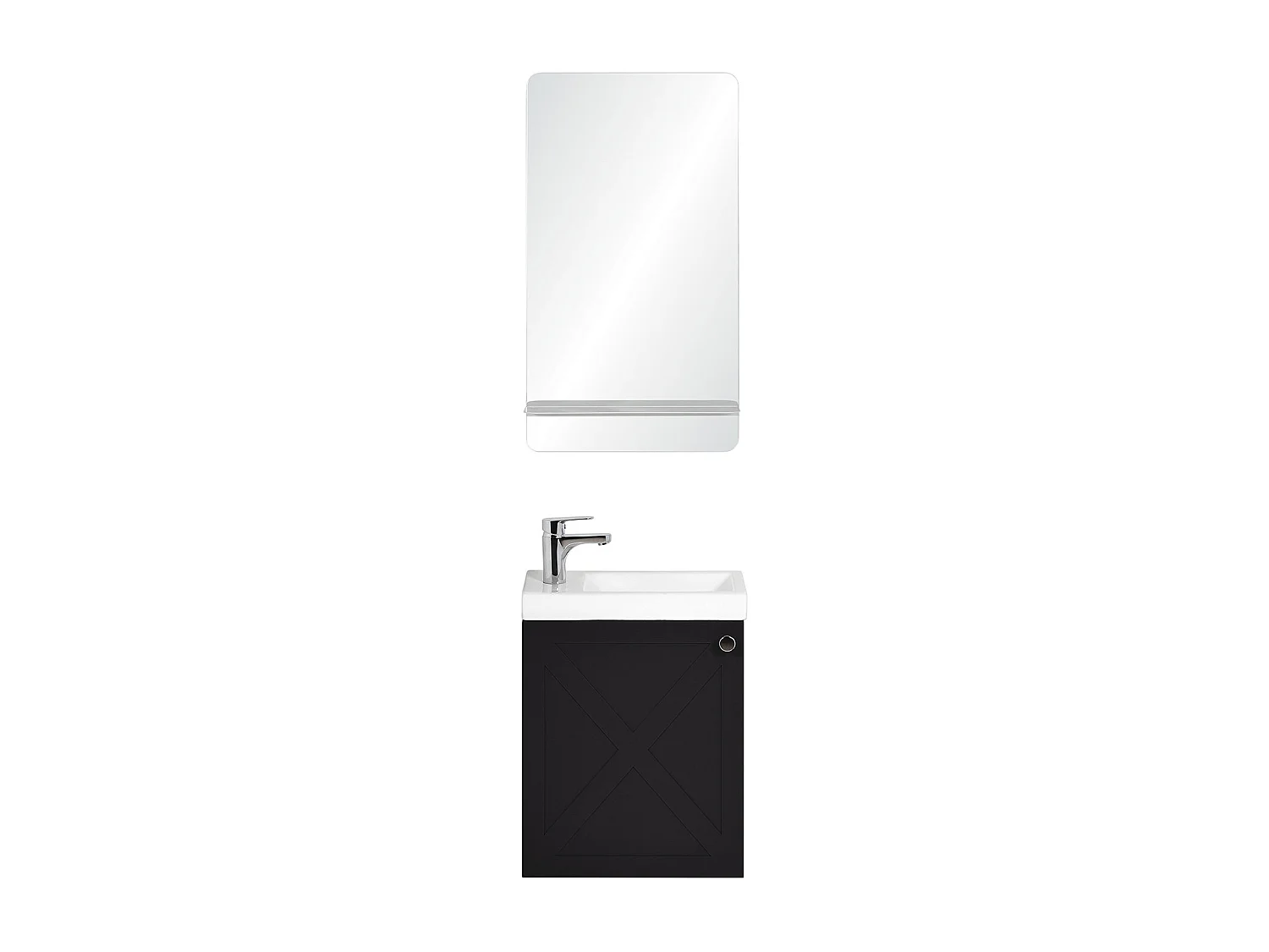 AVA wastafel- en spiegelmeubelset