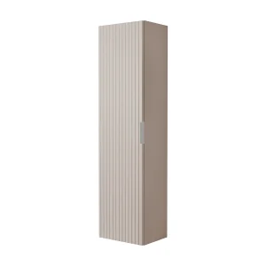 Badkamerkolom, Kasjmier, 35 x 136 x 27 cm, zilveren handvat Badkamerkolom, Kasjmier, 35 x 136 x 27 cm, zilveren handvat