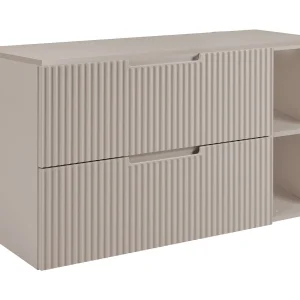 Badkamerkastje, kasjmier, 100 (80 + 20) x 58,6 x 46 cm