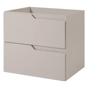 Badkamerkastje voor aan de muur onder de wastafel, kasjmier, 60 x 57 x 46 cm Badkamerkastje voor aan de muur onder de wastafel, kasjmier, 60 x 57 x 46 cm