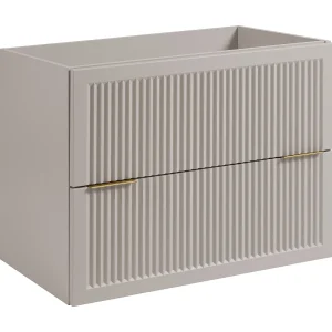 Badkamerkastje, kasjmier, 80 x 44,5 x 60,7 cm, zonder tafelblad Badkamerkastje, kasjmier, 80 x 44,5 x 60,7 cm, zonder tafelblad