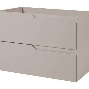 Badkamerkastje voor aan de muur onder de wastafel, kasjmier, 80 x 57 x 46 cm Badkamerkastje voor aan de muur onder de wastafel, kasjmier, 80 x 57 x 46 cm