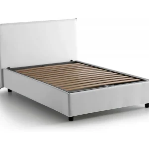 Talamo Italië Half-tweepersoonsbed Ashasa Wit, Afneembare Overtrek, Opbergbox, Matrasmaat 120×190 cm Made in Italy Talamo Italië Half-tweepersoonsbed Ashasa Wit, Afneembare Overtrek, Opbergbox, Matrasmaat 120×190 cm Made in Italy