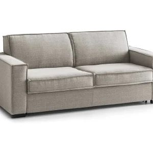 Talamo Italia Bank 2-zits Adriana 95x180x90h cm Bruin Taupe Afneembaar Wasbaar, Met armleuningen Made in Italy Talamo Italia Bank 2-zits Adriana 95x180x90h cm Bruin Taupe Afneembaar Wasbaar, Met armleuningen Made in Italy