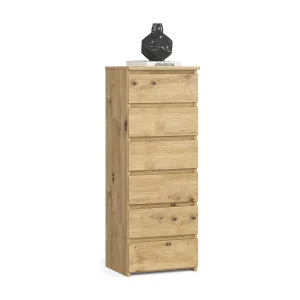 Ladekast CL6 met 6 Lades / AKORD Furniture Factory / Artisan Eik / 40x109x35 cm