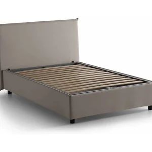 Talamo Italia Bed Twijfelaar Ashasa Grijs Taupe Afneembare Bekleding, Opbergvak, Matrasmaat 120×190 cm Made in Italy Talamo Italia Bed Twijfelaar Ashasa Grijs Taupe Afneembare Bekleding, Opbergvak, Matrasmaat 120×190 cm Made in Italy