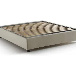 Talamo Italia Frans Bed, Azzurra Beige, Wasbaar, Met Opbergruimte. Matrasmaat 140×190 cm. Made in Italy