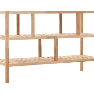 Badkamerrek 100x40x65 cm massief walnotenhout Badkamerrek 100x40x65 cm massief walnotenhout