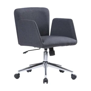 Albury bureaustoel, Fauteuil met armleuningen, Ergonomische bureaustoel, 54x55h65/84 cm, Grijs Albury bureaustoel, Fauteuil met armleuningen, Ergonomische bureaustoel, 54x55h65/84 cm, Grijs