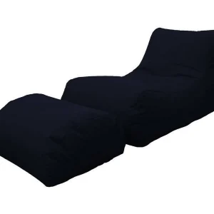 Alton poef, Multifunctionele fauteuil, Zitzak, Voetenbank poef, Made in Italy, 120×80 h60 cm, Zwart Alton poef, Multifunctionele fauteuil, Zitzak, Voetenbank poef, Made in Italy, 120×80 h60 cm, Zwart