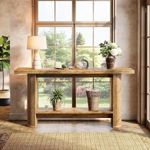 140 cm moderne consoletafel, smalle haltafel met opbergruimte voor de woonkamer 140 cm moderne consoletafel, smalle haltafel met opbergruimte voor de woonkamer
