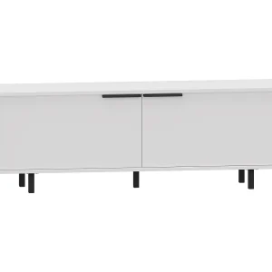 Alberto | Tv-meubel 150 cm met 2 klepdeuren in wit Alberto | Tv-meubel 150 cm met 2 klepdeuren in wit