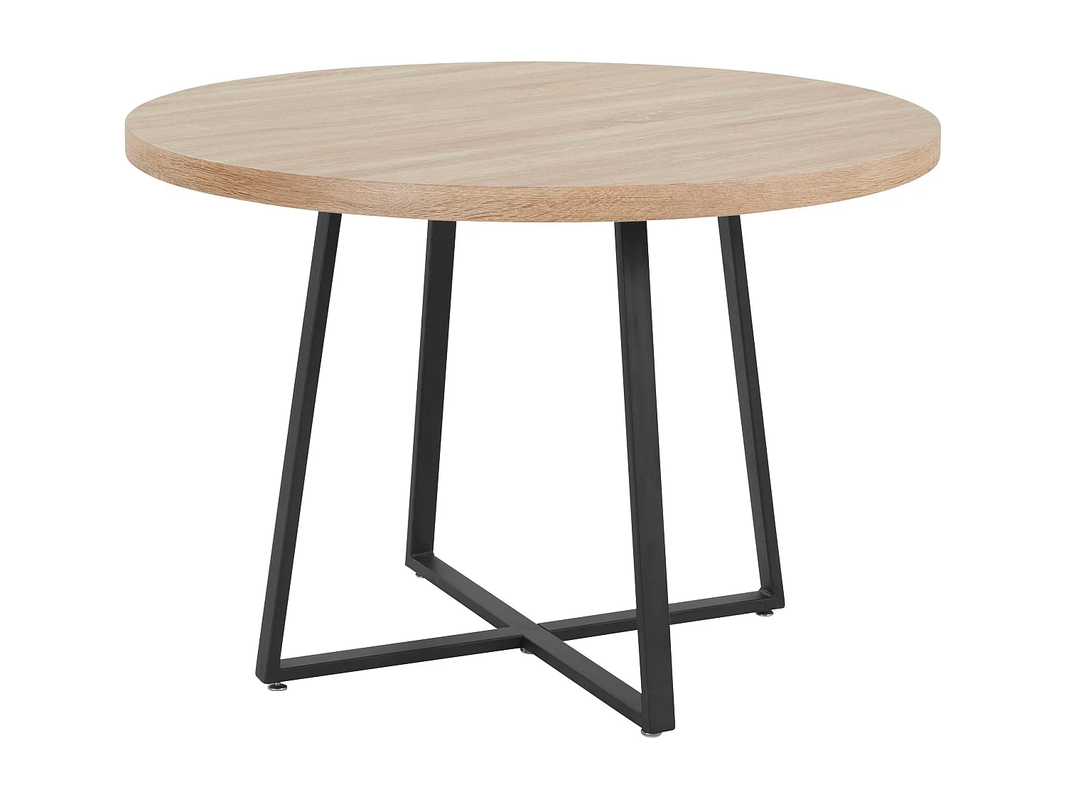 Anja-Eettafel in MDF Eik