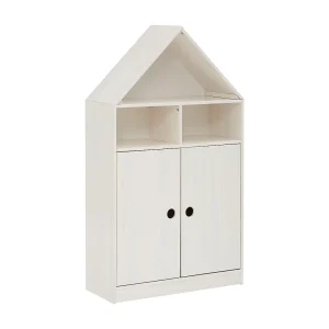 Kast 2 Deurs met Dak Wit Kast 2 Deurs met Dak Wit