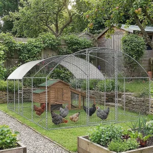 15 m² koepel kippenren "Cocorico" – 5 x 3 m – gegalvaniseerd staal 15 m² koepel kippenren "Cocorico" – 5 x 3 m – gegalvaniseerd staal