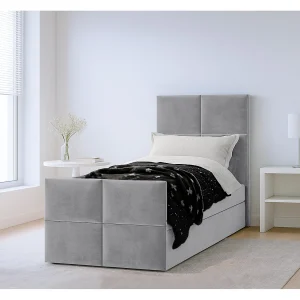 AX LIVING Boxspring met opbergruimte Aleyna 100×200 grijs AX LIVING Boxspring met opbergruimte Aleyna 100×200 grijs