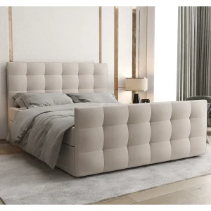 AX LIVING boxspringbed 180×200 met opbergruimte Orchido beige AX LIVING boxspringbed 180×200 met opbergruimte Orchido beige