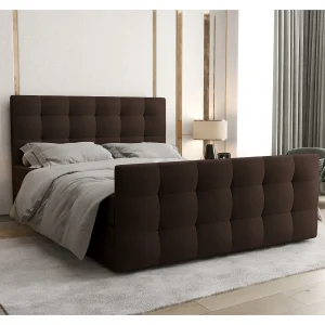 AX LIVING boxspringbed 160×200 met opbergruimte Orchido bruin AX LIVING boxspringbed 160×200 met opbergruimte Orchido bruin