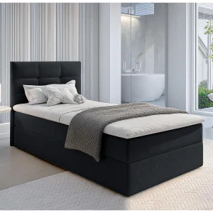 AX LIVING Boxspring met opbergruimte Geceteni 80×200 zwart AX LIVING Boxspring met opbergruimte Geceteni 80×200 zwart