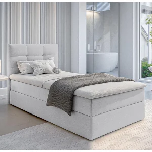 AX LIVING Boxspring met opbergruimte Geceteni 80×200 grijs AX LIVING Boxspring met opbergruimte Geceteni 80×200 grijs