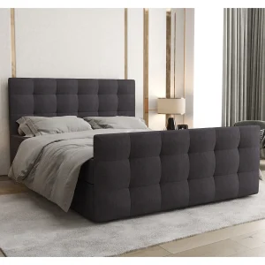 AX LIVING boxspringbed 180×200 met opbergruimte Orchido grijs AX LIVING boxspringbed 180×200 met opbergruimte Orchido grijs
