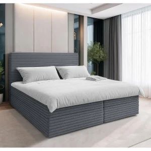 AX LIVING Boxspring met opbergruimte Sevdayla 180×200 grijs AX LIVING Boxspring met opbergruimte Sevdayla 180×200 grijs