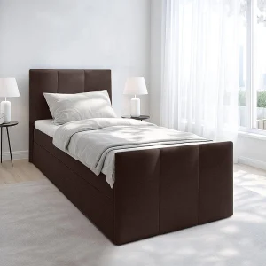 AX LIVING Boxspring met opbergruimte Levente 80×200 bruin AX LIVING Boxspring met opbergruimte Levente 80×200 bruin