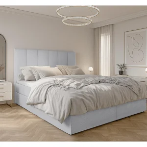 AX LIVING Boxspring met opbergruimte Merea 140×200 grijs AX LIVING Boxspring met opbergruimte Merea 140×200 grijs