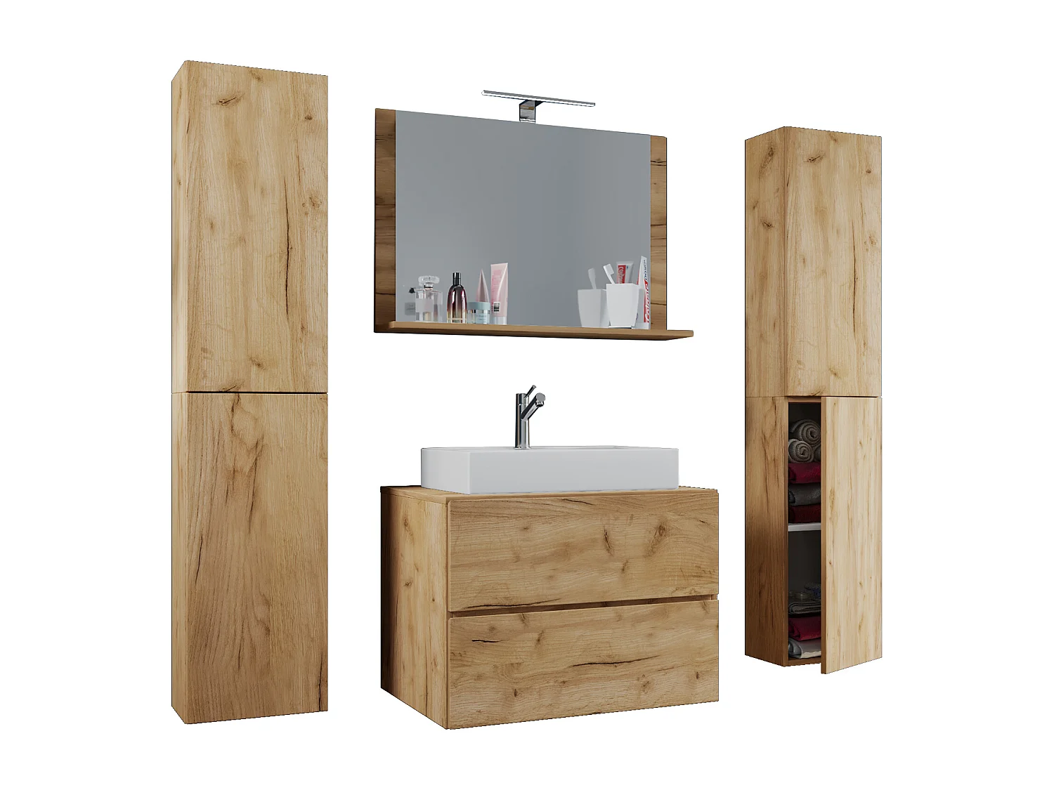 5-delige wastafel wastafel Lendas XL