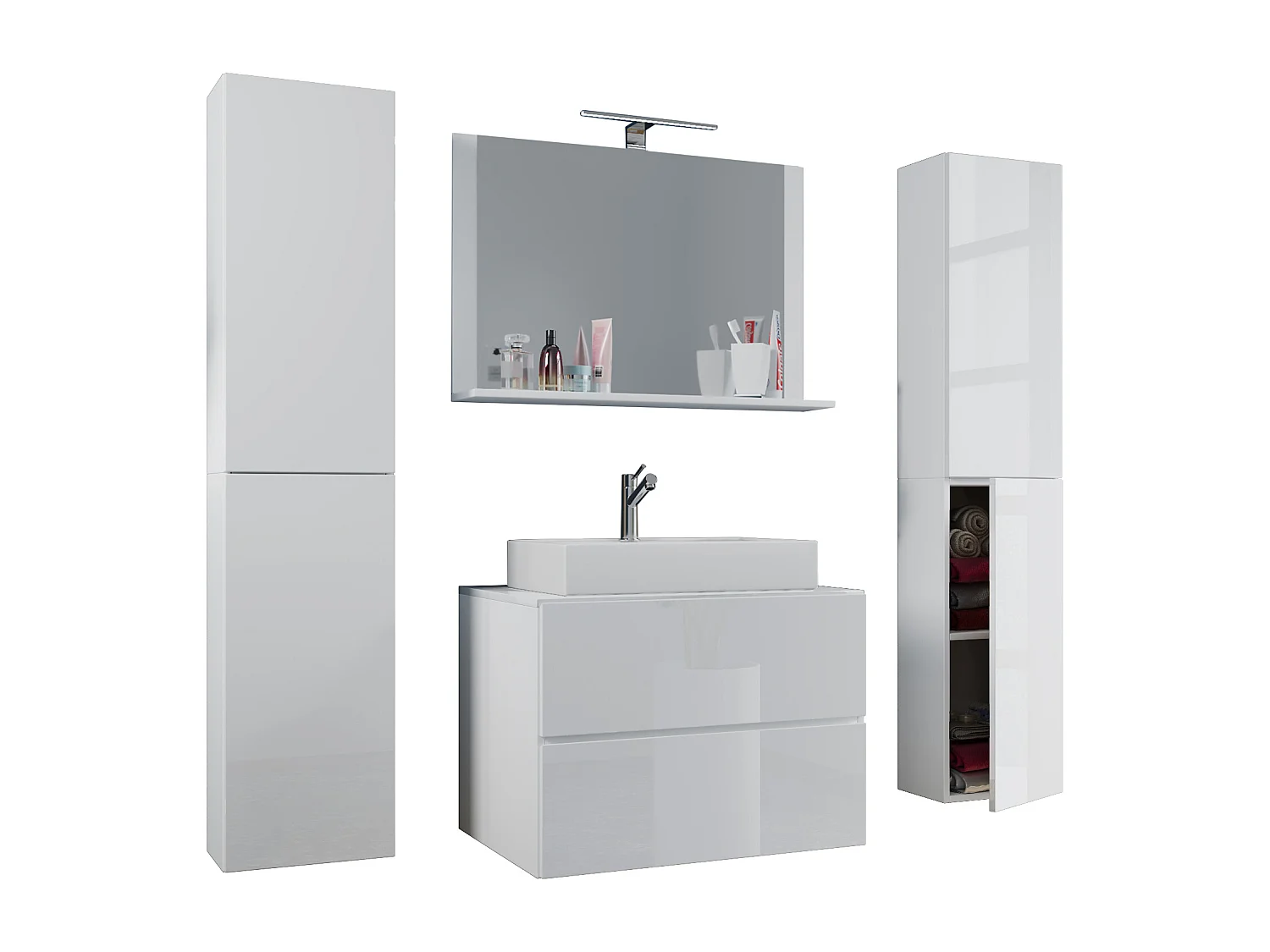 5-delige wastafel wastafel Lendas XL
