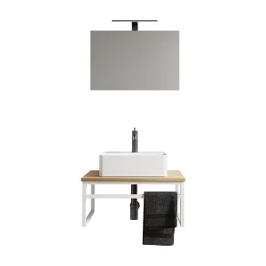 3 stks. wastafel badkamermeubel Bitila 60 V1 3 stks. wastafel badkamermeubel Bitila 60 V1