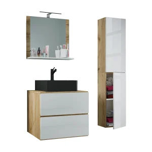 4 stuks wastafel badkamer meubels Lendas 60 cm L 4 stuks wastafel badkamer meubels Lendas 60 cm L