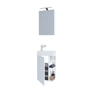2tlg wastafel badkamer Lumia spiegelkast