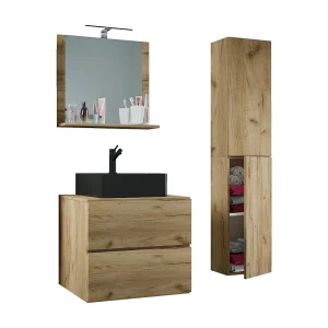 4 stuks wastafel badkamer meubels Lendas 60 cm L 4 stuks wastafel badkamer meubels Lendas 60 cm L