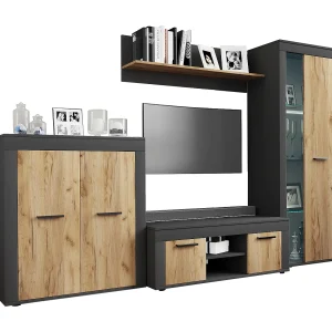 4 stks Kabinet Wandset Residentiële Muur Usilo L 4 stks Kabinet Wandset Residentiële Muur Usilo L