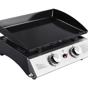 Bakplaat op gas MALA – 2 branders 5kW Bakplaat op gas MALA – 2 branders 5kW