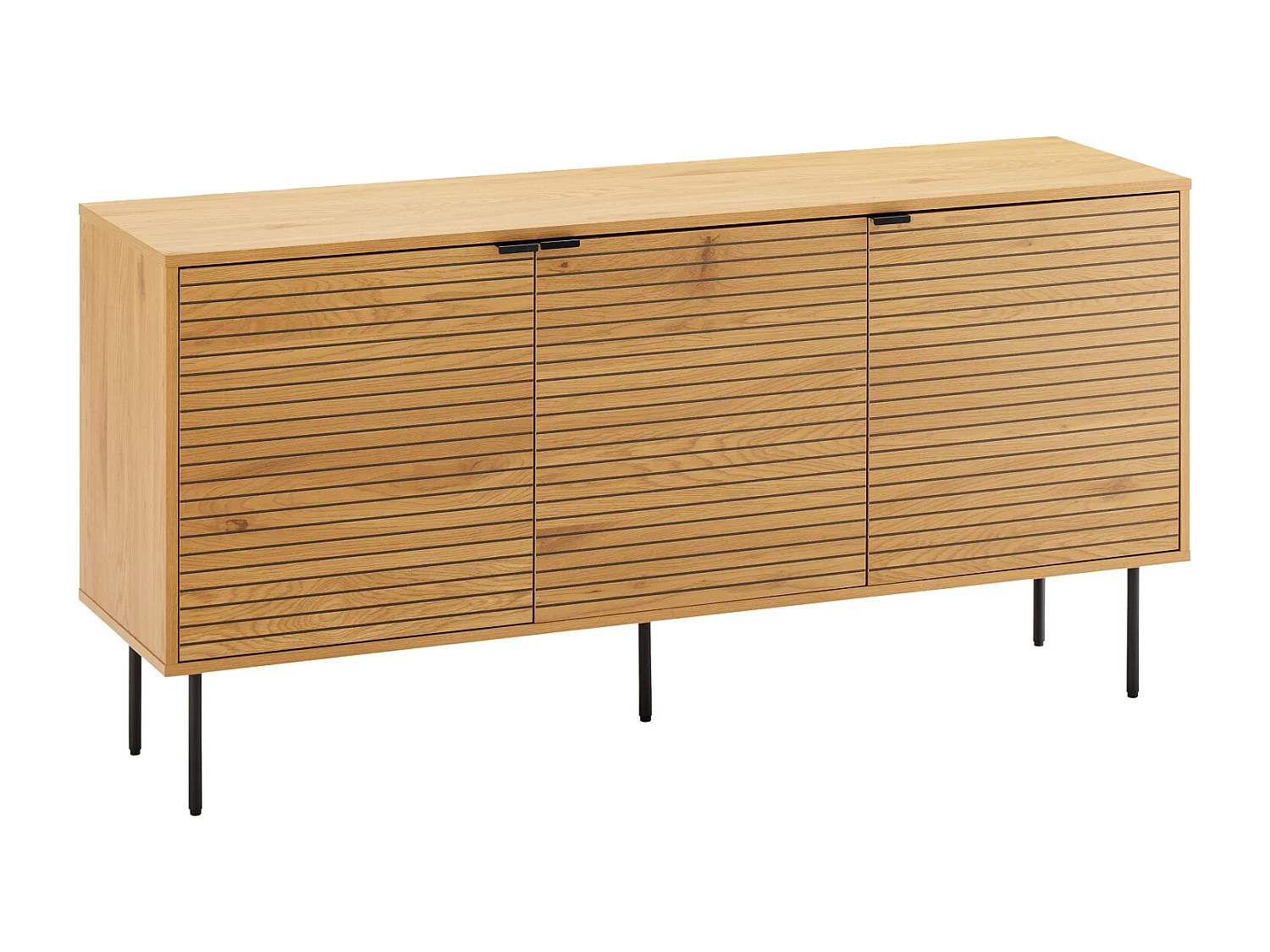 3-deurs houten dressoir 150cm STINNA