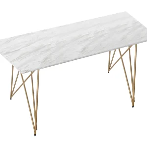 Asama eettafel 160×90 marmer goud Asama eettafel 160×90 marmer goud