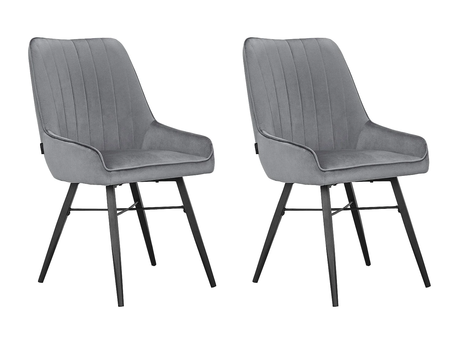 Akita Eetkamerstoel 2pk Lichtgrijs